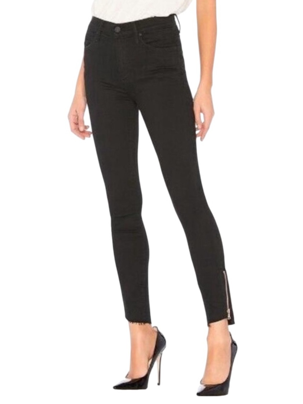 Mother The Stunner double zip ankle slim fit jeans size 29 excellent condition